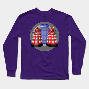 Robots After Ron Turner - Police Box Long Sleeve T-Shirt